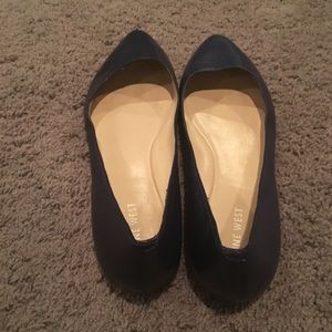 Navy flats